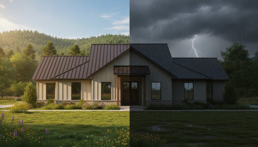 Metal Roof vs Shingle Roof in Arkansas: 2026 Comparison Guide