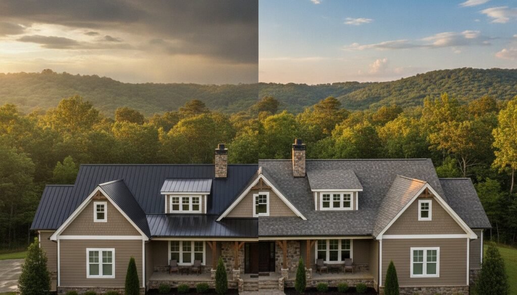 Metal Roof vs. Shingles in Arkansas: The 2026 Homeowner’s Comparison Checklist