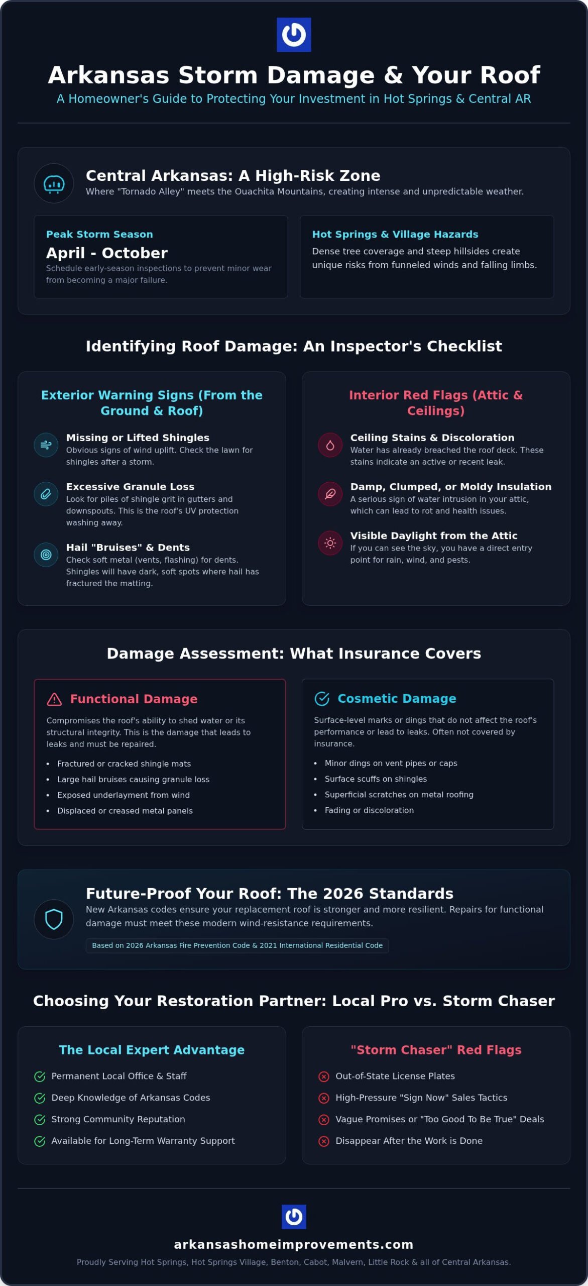 Storm Damage Roof Replacement in Arkansas: The 2026 Homeowner’s Guide